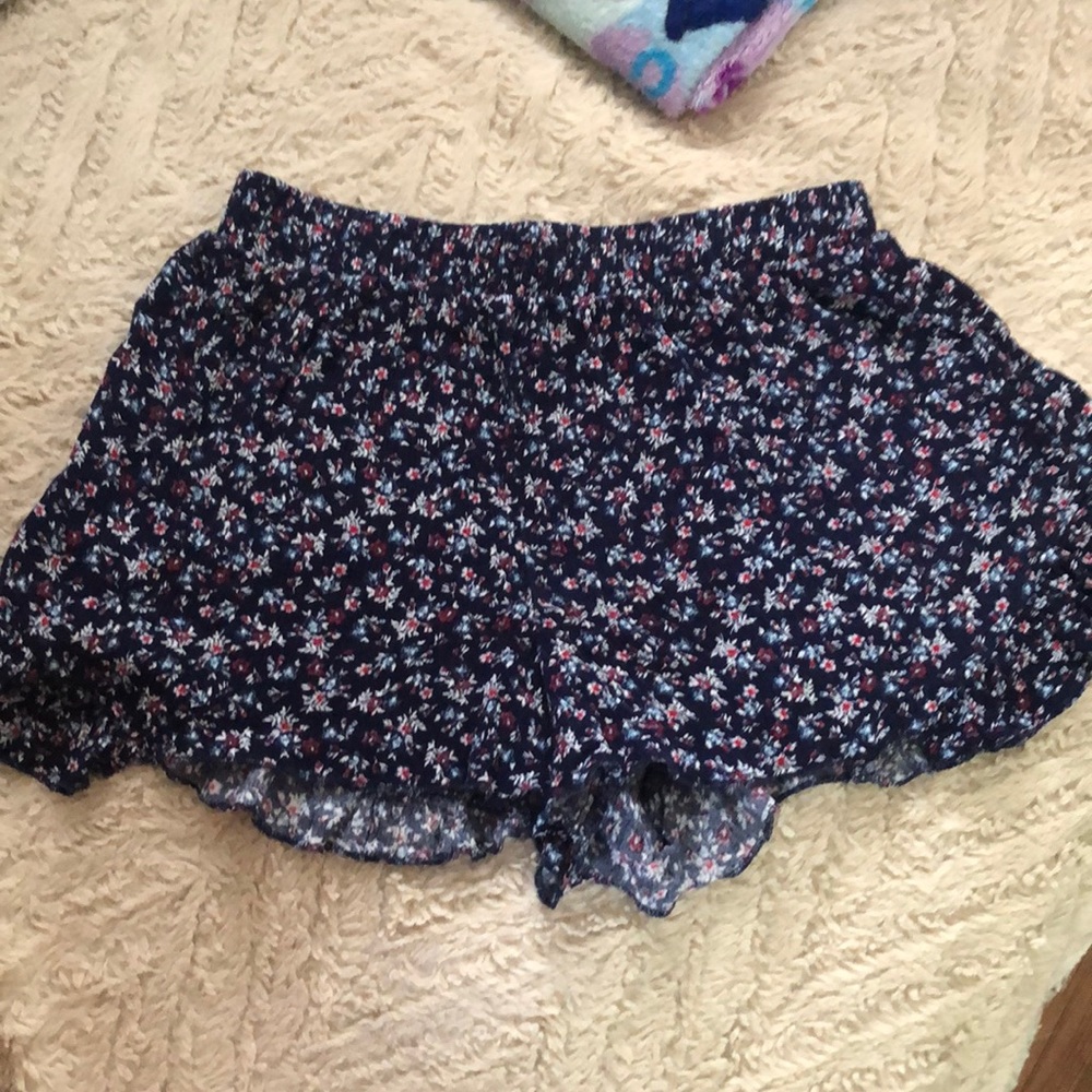 Floral Blue Shorts •Charlotte Russe•